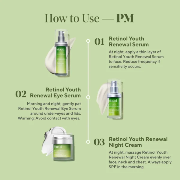 Retinol Youth Renewal Firming & Smoothing Serum with Hyaluronic Acid - Image 3