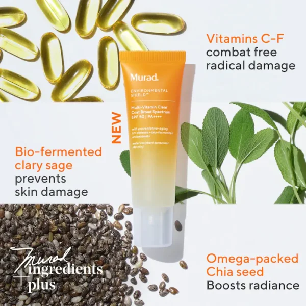 Multi-Vitamin Clear Coat SPF 50 Sunscreen - Image 3